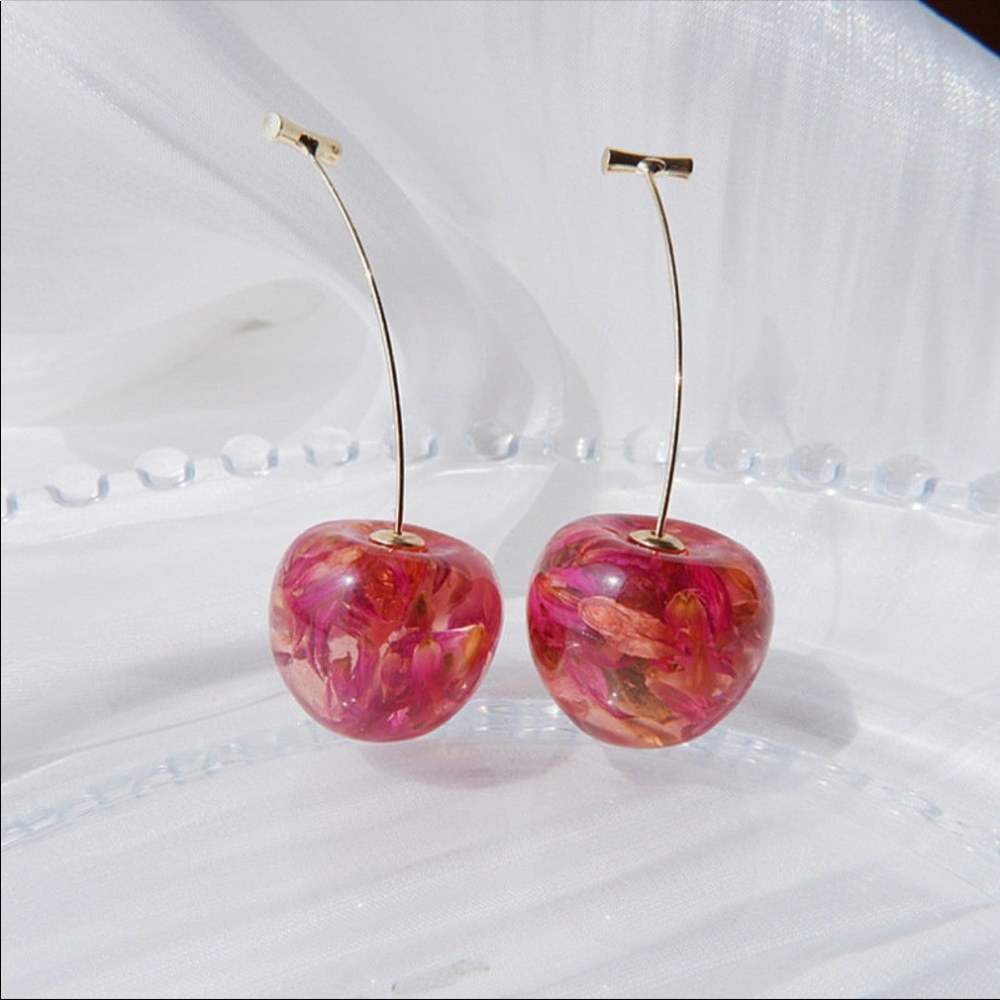 Cherry earrings